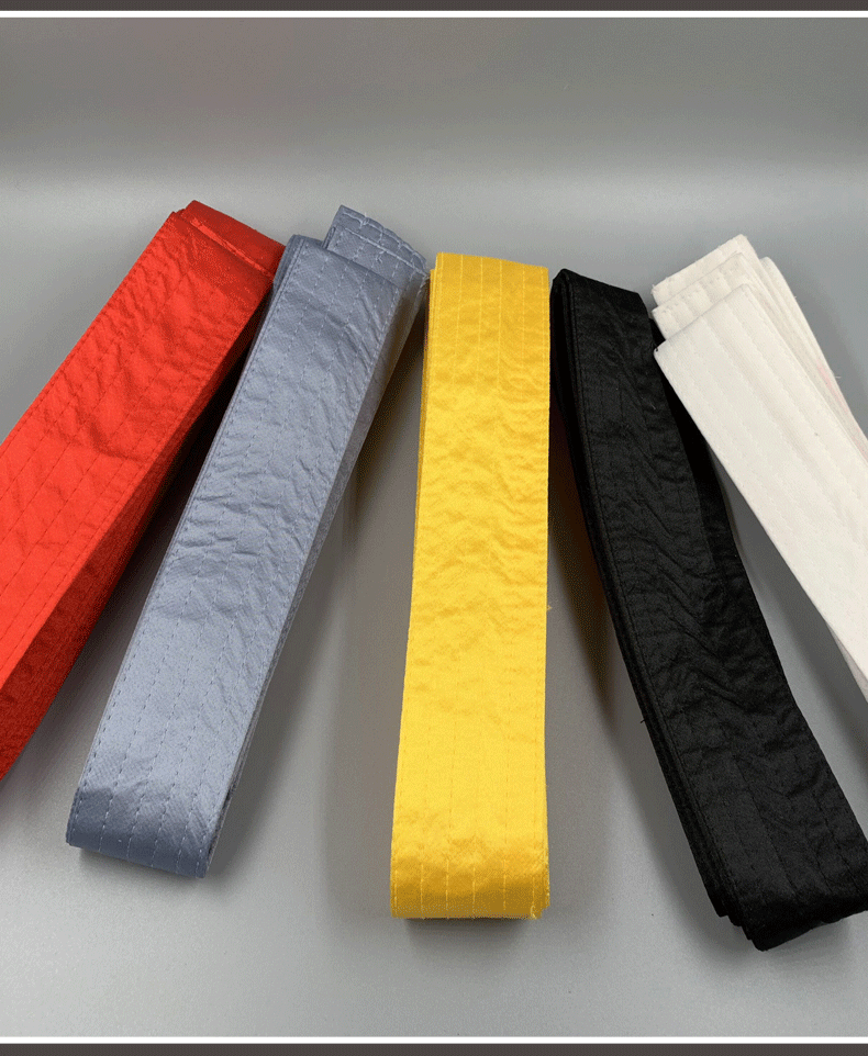 练功腰带武术练功带武术腰带男传统练功板带表演服束腰功夫红