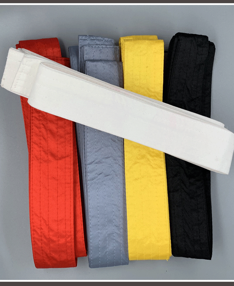 练功腰带武术练功带武术腰带男传统练功板带表演服束腰功夫红