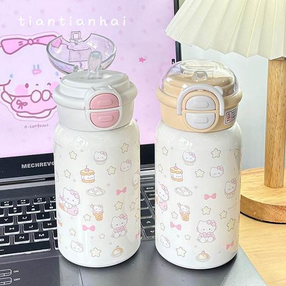 kt 고양이 열모 컵 여성을위한 여성을위한 KT Cat Thermos Cup 2025 학생들이 특별한 밀짚 물 컵을 위해 학교에 갈 수있는 새로운 316 스테인리스 스틸 컵 kt 고양이 열모 컵 여성을위한 여성을위한 KT Cat Thermos Cup 2025 학생들이 특별한 밀짚 물 컵을 위해 학교에 갈 수있는 새로운 316 스테인리스 스틸 컵