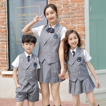 Graduation photo clothing kindergarten Primary School school wind vest shirt teacher big class class uniform sixth grade suit