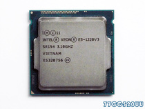Intel single-way to strong processor Intel E3-1220 V3 8M 3 1G 4C 80W LGA1150
