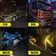 3M car wheel modification decorative tire reflective sticker motor and bike body anti-collision strip luminous dead fly ອຸປະກອນເສີມ