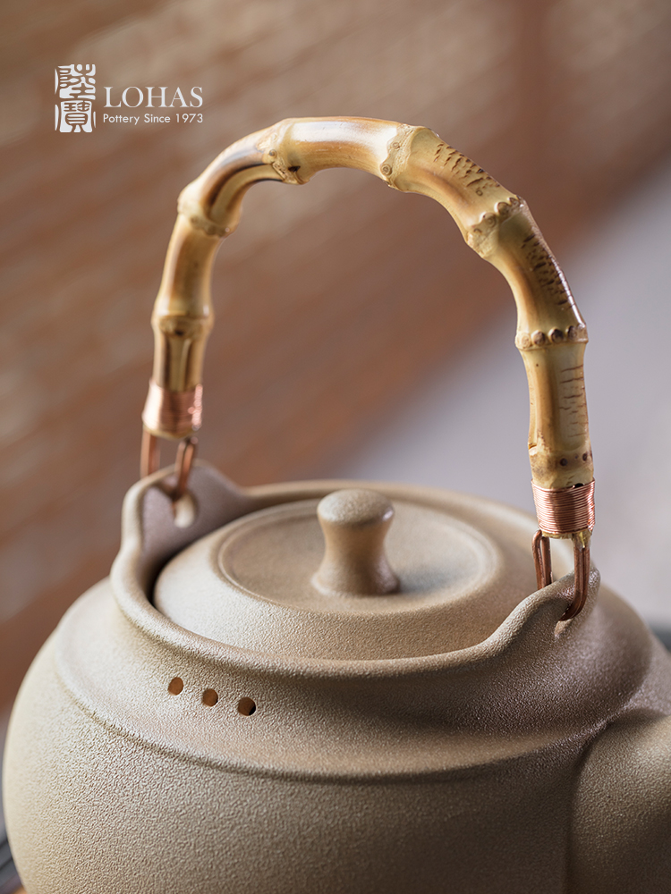 Lubao Ceramic Treasure Boiling Water Clay Pot Tea-Boiling Stove Tea Kettle Heat-Resistant Household Stove Tea Boiling Pu'er White Tea Pot