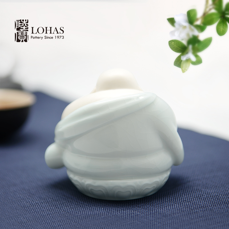 Lupao ceramic tea tea pet furnishing articles play tea table items furnishing articles can be a coarse pottery maitreya tea tea