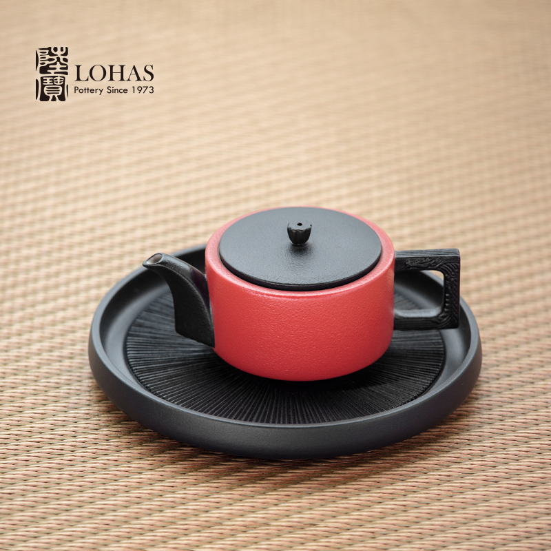 The Pot bearing a Pot saucer tray lupao ceramic tea set with parts Japanese dry mercifully machine in Taiwan