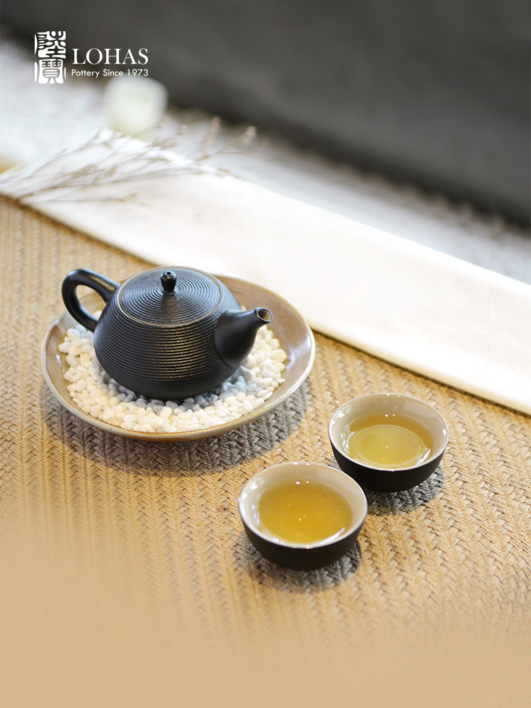 Taiwan Lubao One Pot Two Cups Tea Set Silent Wind Zen Tea Making Teapot Single Cup Book Fragrance Tea Tea Gift