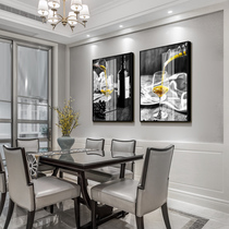 Modern simple restaurant decoration painting table wall painting hall hanging painting dining room wall decoration murals light luxury industrial style