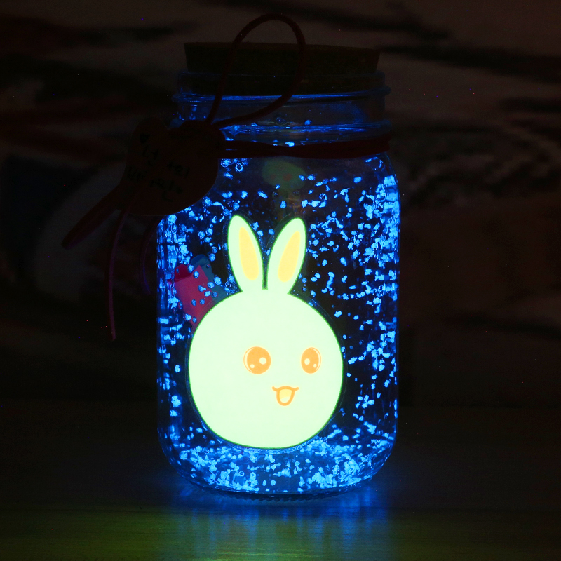 chinese valentine's day walking heart birthday gift for romantic couples of boys and girls luminous stiers wishing star bottle 520 star bottle