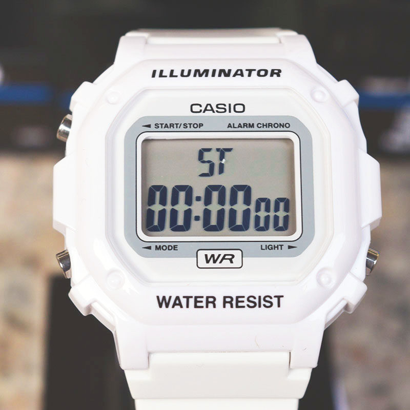 现货正品卡西欧casiof108whc7b f108wh复古电子表男女中性腕表