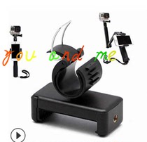 Gopro Hero 8 7 6 5 monitor rack three-fold bracket clip small ant accessory selfie stick mobile phone lock