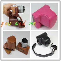 Fuji X-A7 vintage leather case leather bag camera bag Fuji XA7 micro single bag special bag shoulder shock absorption