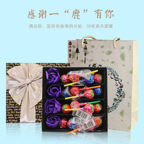 Zhizhi stick Lollipop gift box large bucket mixed net Red fruit candy 38 festival gift snack gift package wholesale