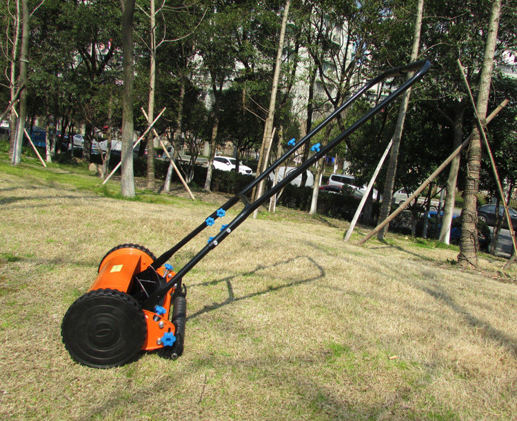 促销12寸15寸无动力手推式割草机修剪草坪机手动除草机免维护便捷