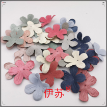 Patch sticked embroidered Hole Flowers Denim Cloth Patch Clothes Pants Applie Flowers Fake Flower Flakes Petals