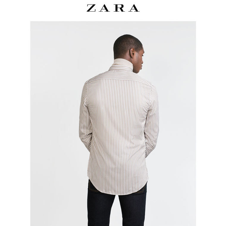 ZARA 男装 条纹衬衫 03894332710