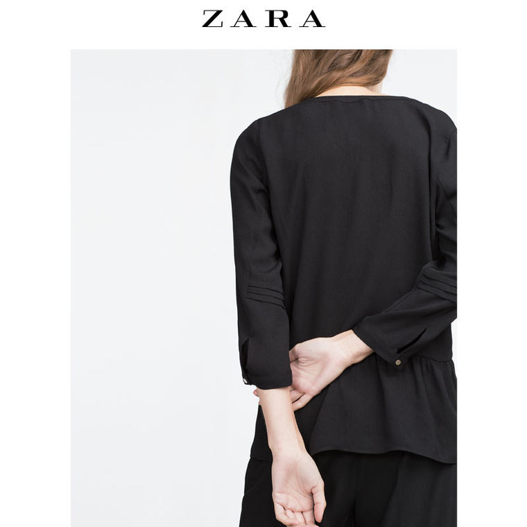 ZARA 女装 七分袖罩衫 07695381800