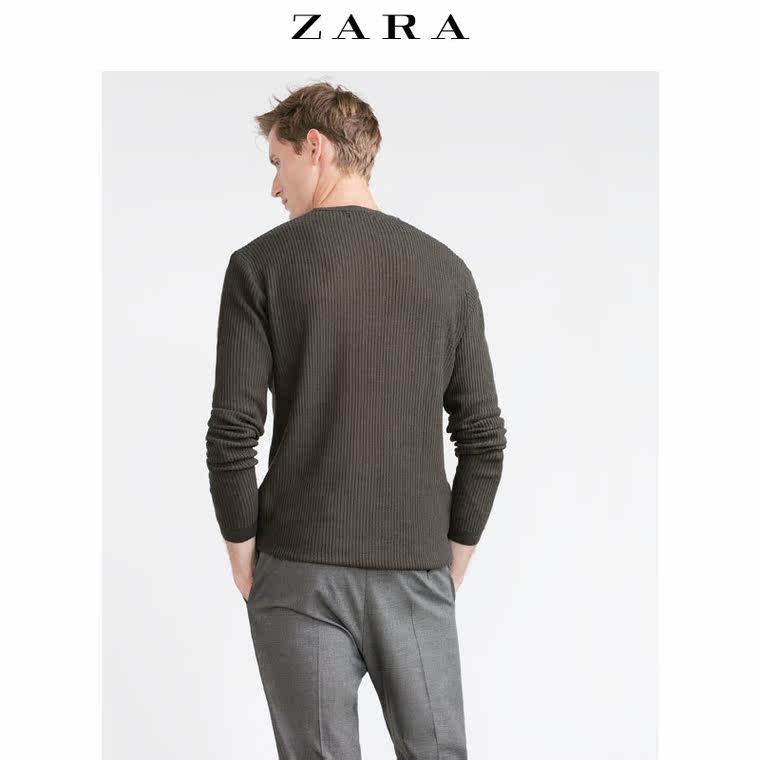 ZARA 男装 纹理针织衫 00693322505