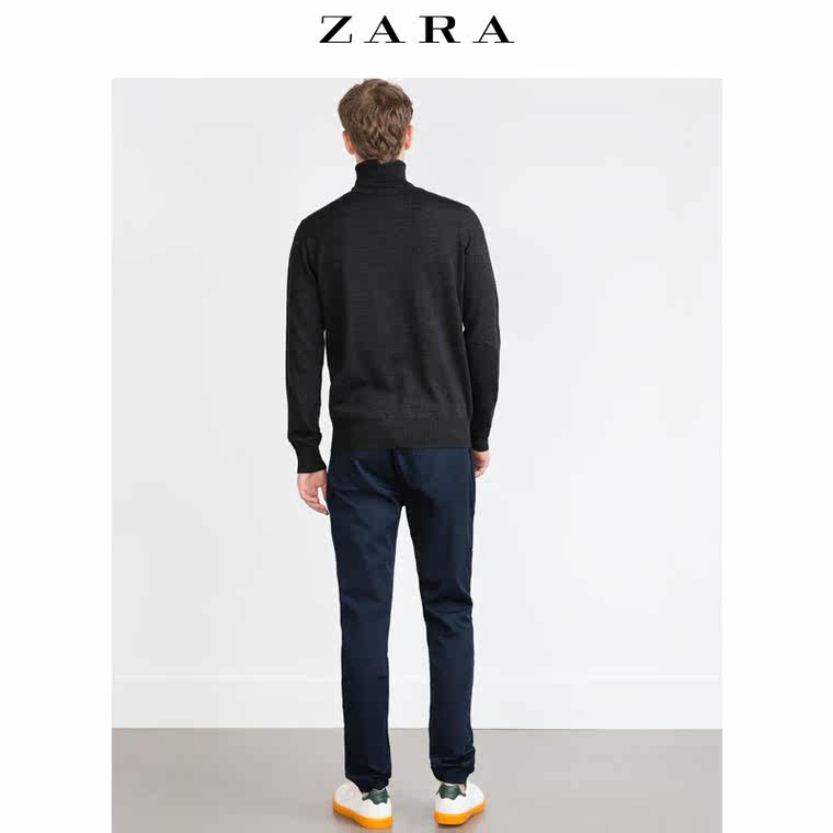 ZARA 男装 科技布料慢跑裤 06861363401