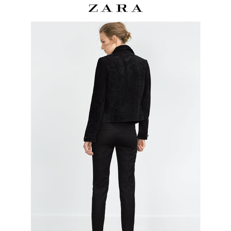 ZARA 女装 高弹性双层长裤 09929226800