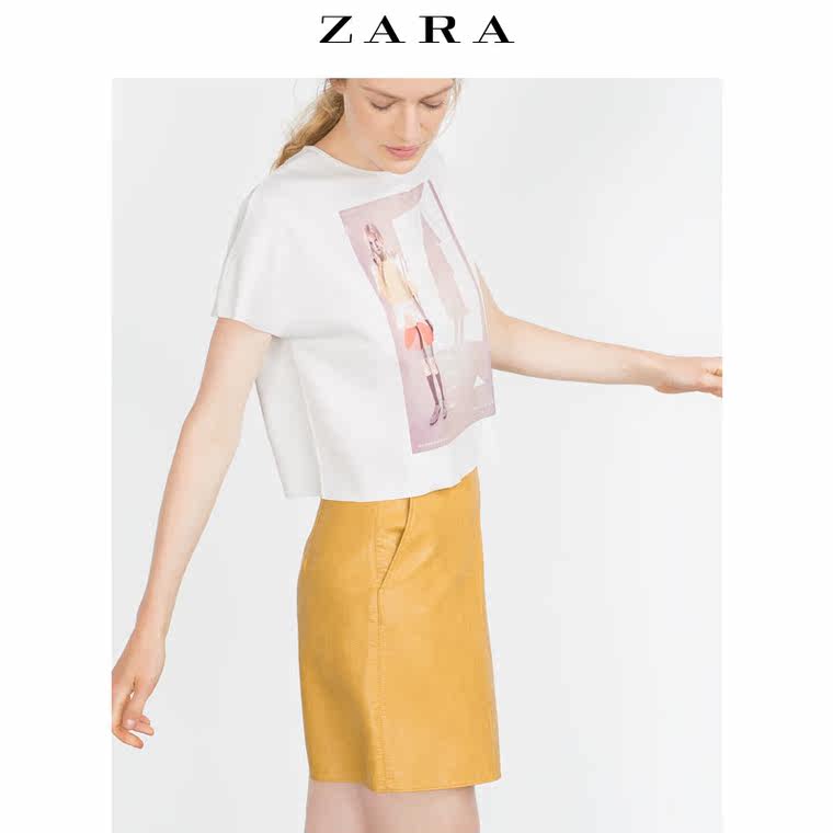 ZARA 女装 印花 T 恤 05580243251