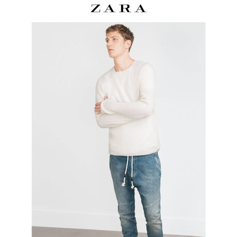 ZARA 男装 牛仔垮裤 05862301407