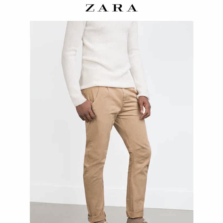 ZARA 男装 棉制休闲裤 06917320710