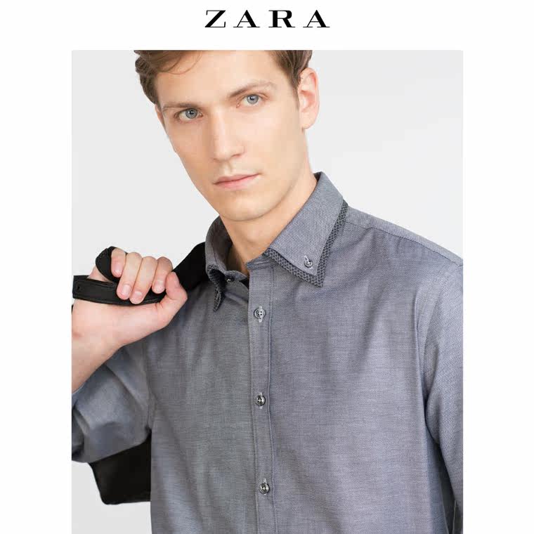 ZARA 男装 双领衬衫 05588300802