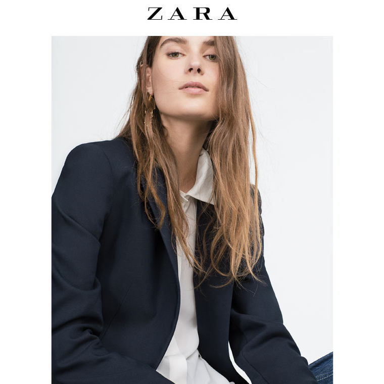 ZARA 女装 双层面料休闲西装 07686230401