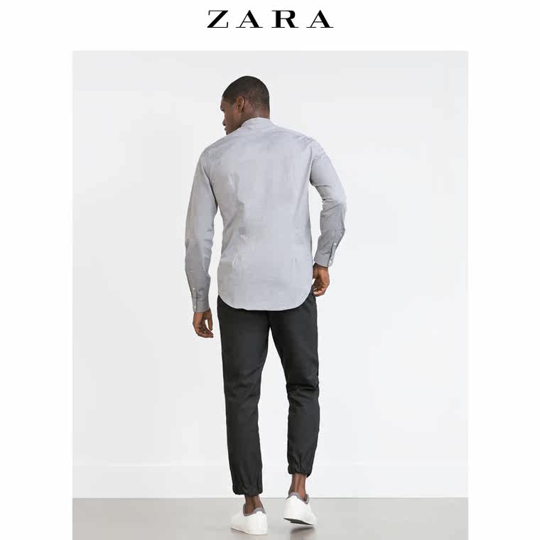 ZARA 男装 立领衬衫 06887301803