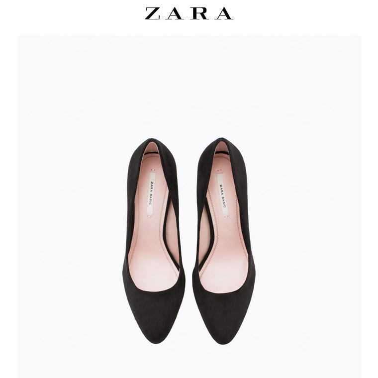 ZARA 女鞋 尖头高跟鞋 16214001040