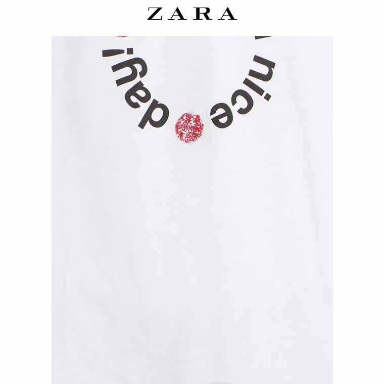 ZARA TRF 女装 镶饰 T 恤 00264276250