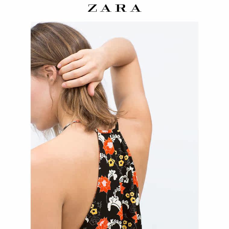 ZARA TRF 女装 提花连身裙 05584279021