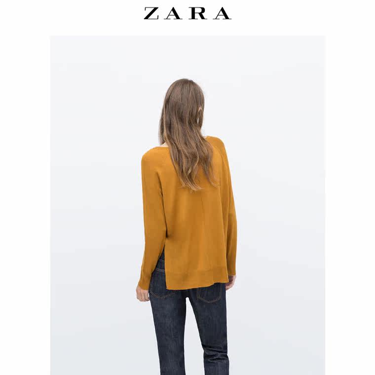 ZARA 女装 侧开叉针织衫 01509103728