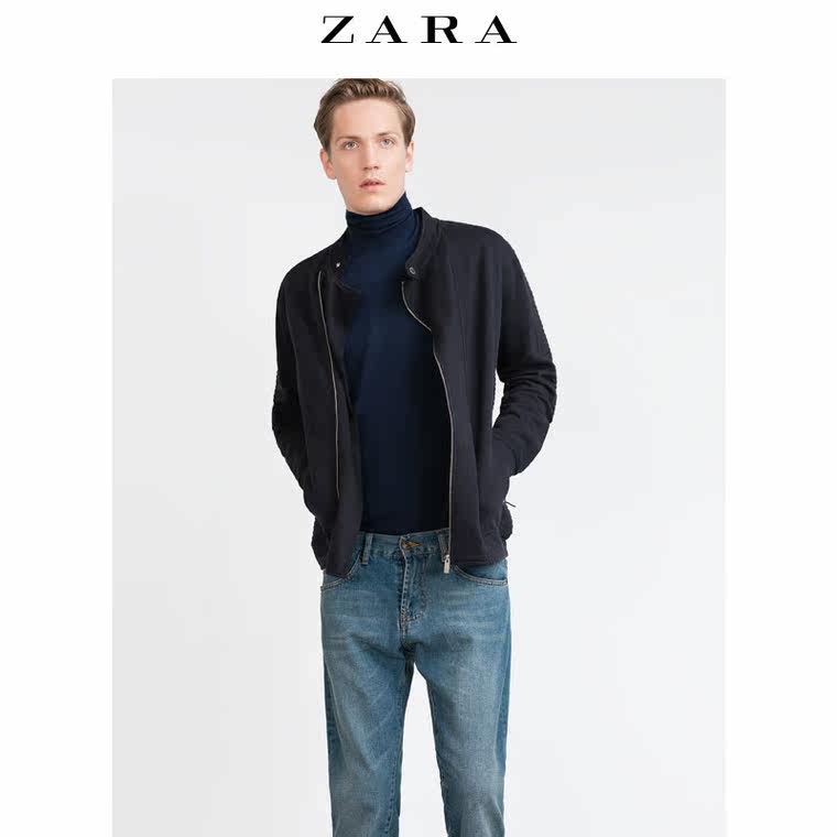 ZARA 男装 机车外套 01701306401