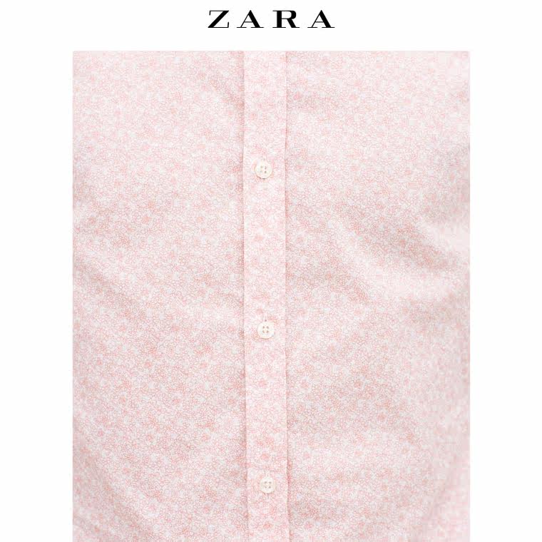 春夏折扣 ZARA 男装 印花衬衫 00072227679