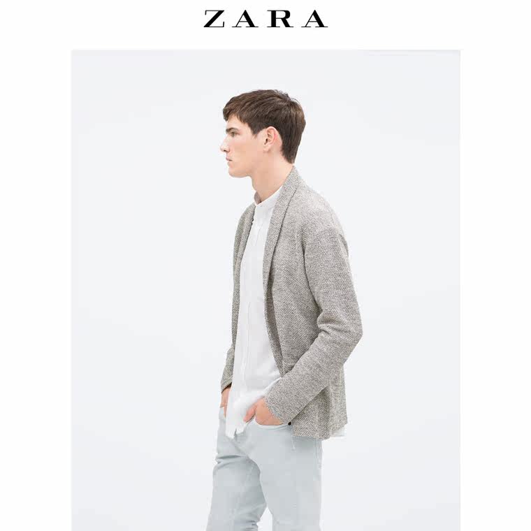 ZARA 男装 无扣式外套 04805402712