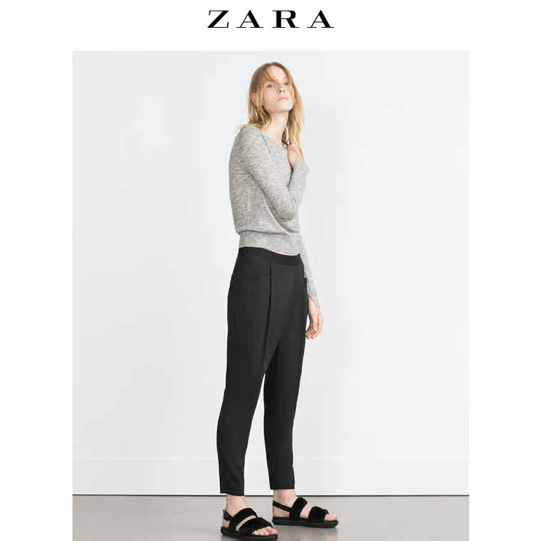 ZARA 女装 宽松长裤 07711394800