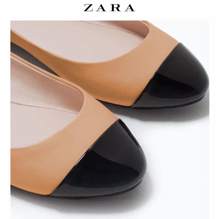 ZARA TRF 女鞋 包头芭蕾鞋 17256001105