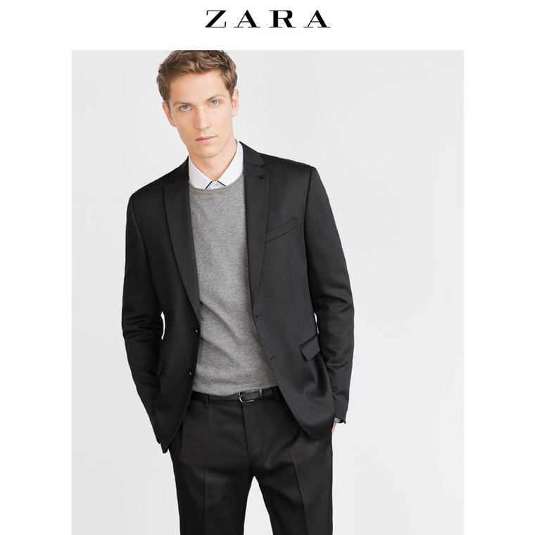 ZARA 男装 纹理西装外套 01564346800