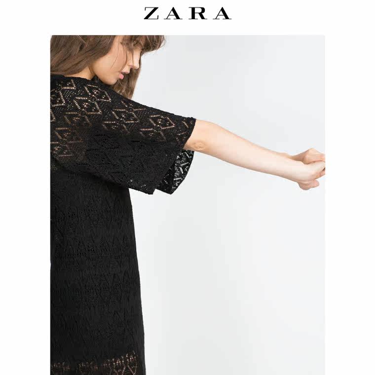 ZARA 女装 钩花连衣裙 01822100800