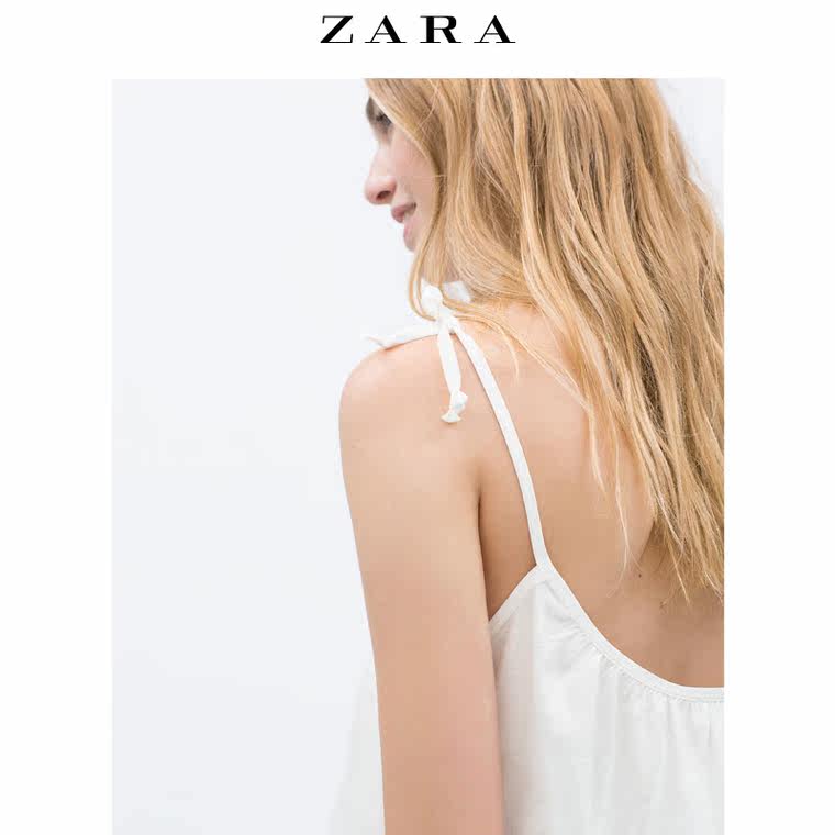 春夏折扣 ZARA TRF 女装 蕾丝拼接 T 恤 01608095250