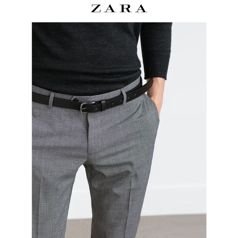 ZARA 男装 羊毛西裤 01564319803