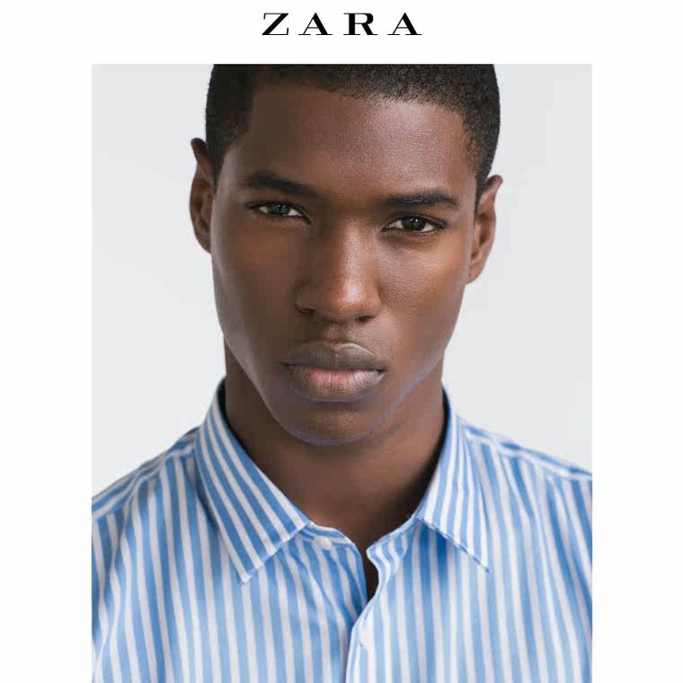 ZARA 男装 条纹衬衫 03894332403