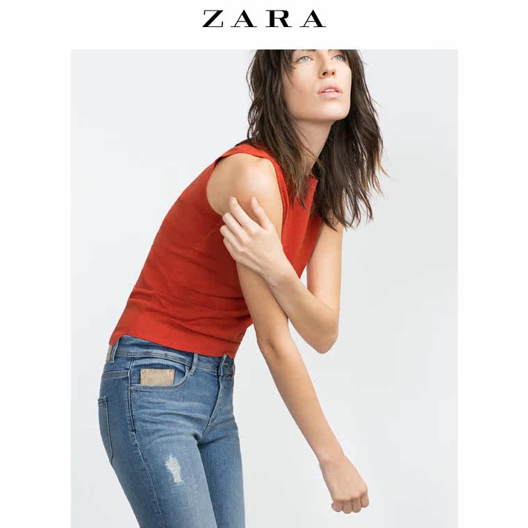 ZARA 女装 紧身丹宁裤 08228227406