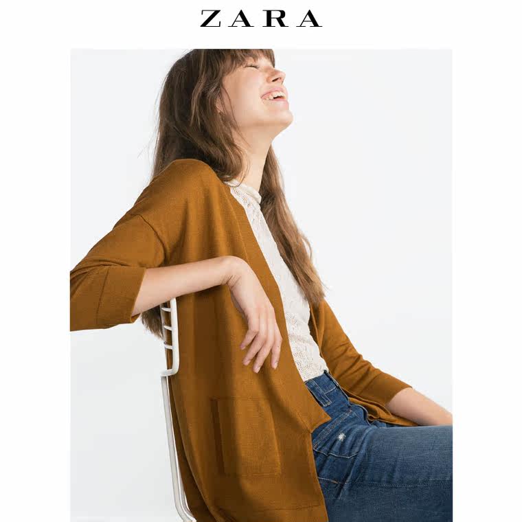 ZARA 女装 针织外套 03674100745