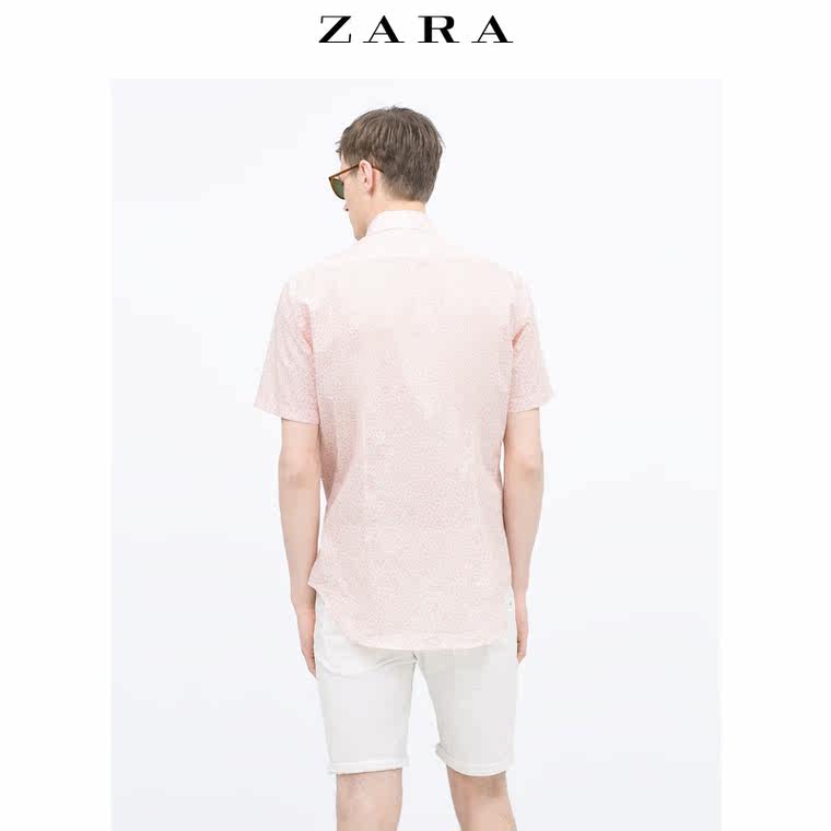 春夏折扣 ZARA 男装 印花衬衫 00072227679