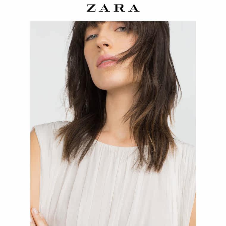 ZARA 女装 垂褶 T 恤 02777364712
