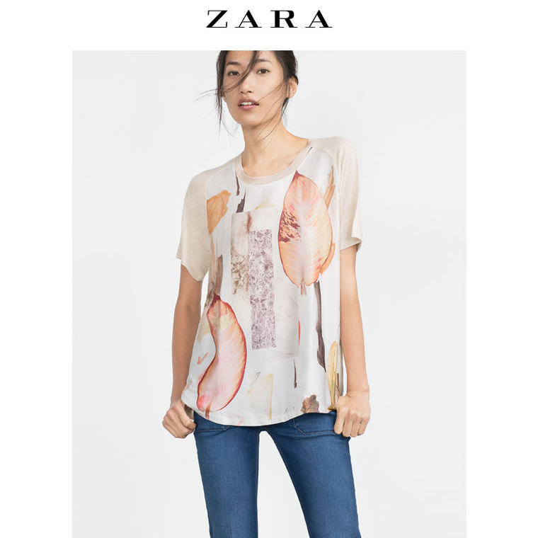 ZARA 女装 印花 T 恤 00839224711