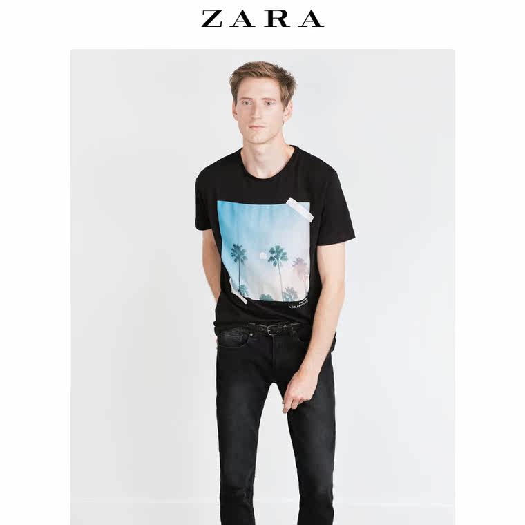 ZARA 男装 印花 T 恤 00679305800