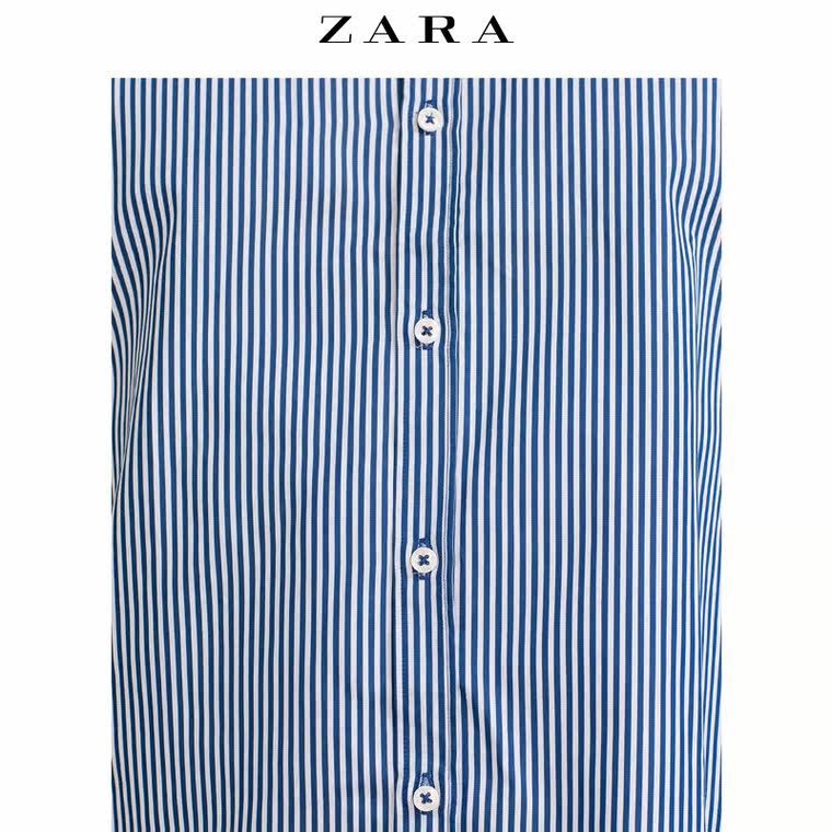 ZARA 男装 KODAK 条纹衬衫 03894304401